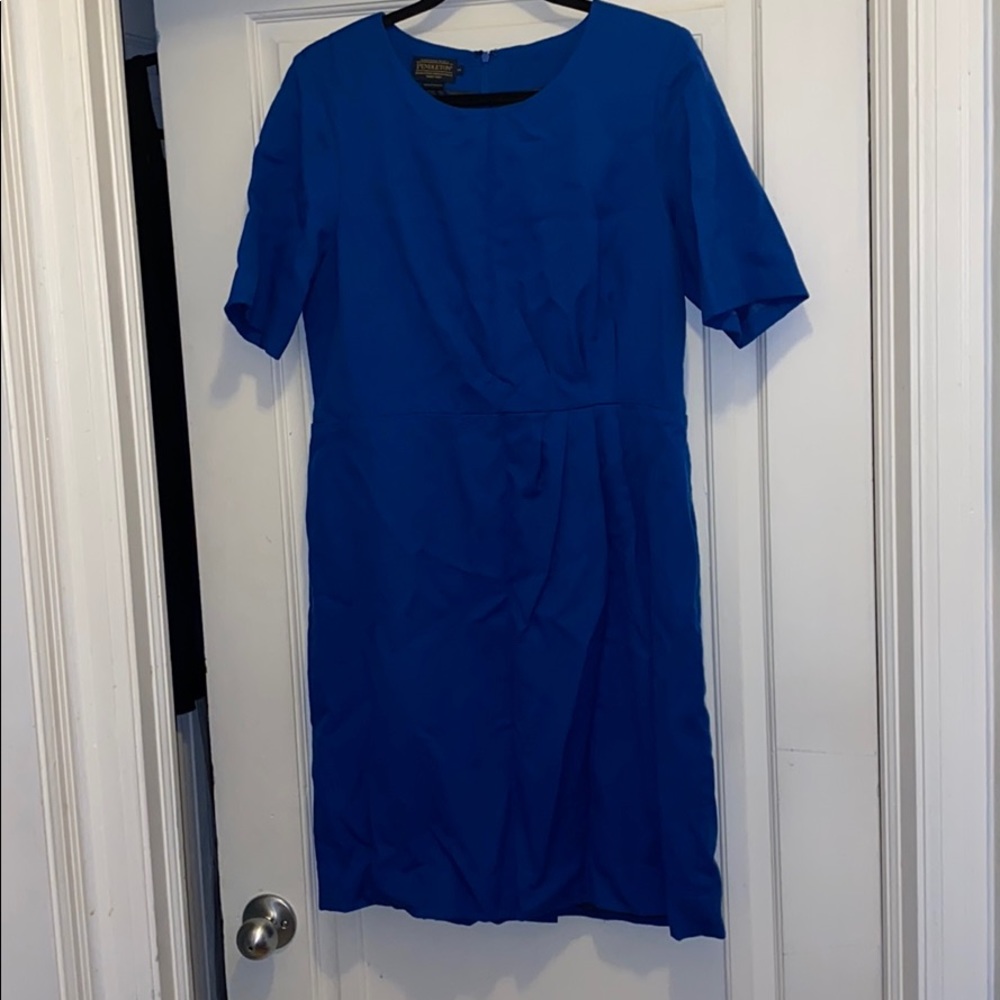 Pendleton Royal Blue Fully Lined Twist Waist Dress - image 1